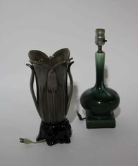A Group of Five Haeger Pottery Articles Height of tallest 11 1/2 inches.
