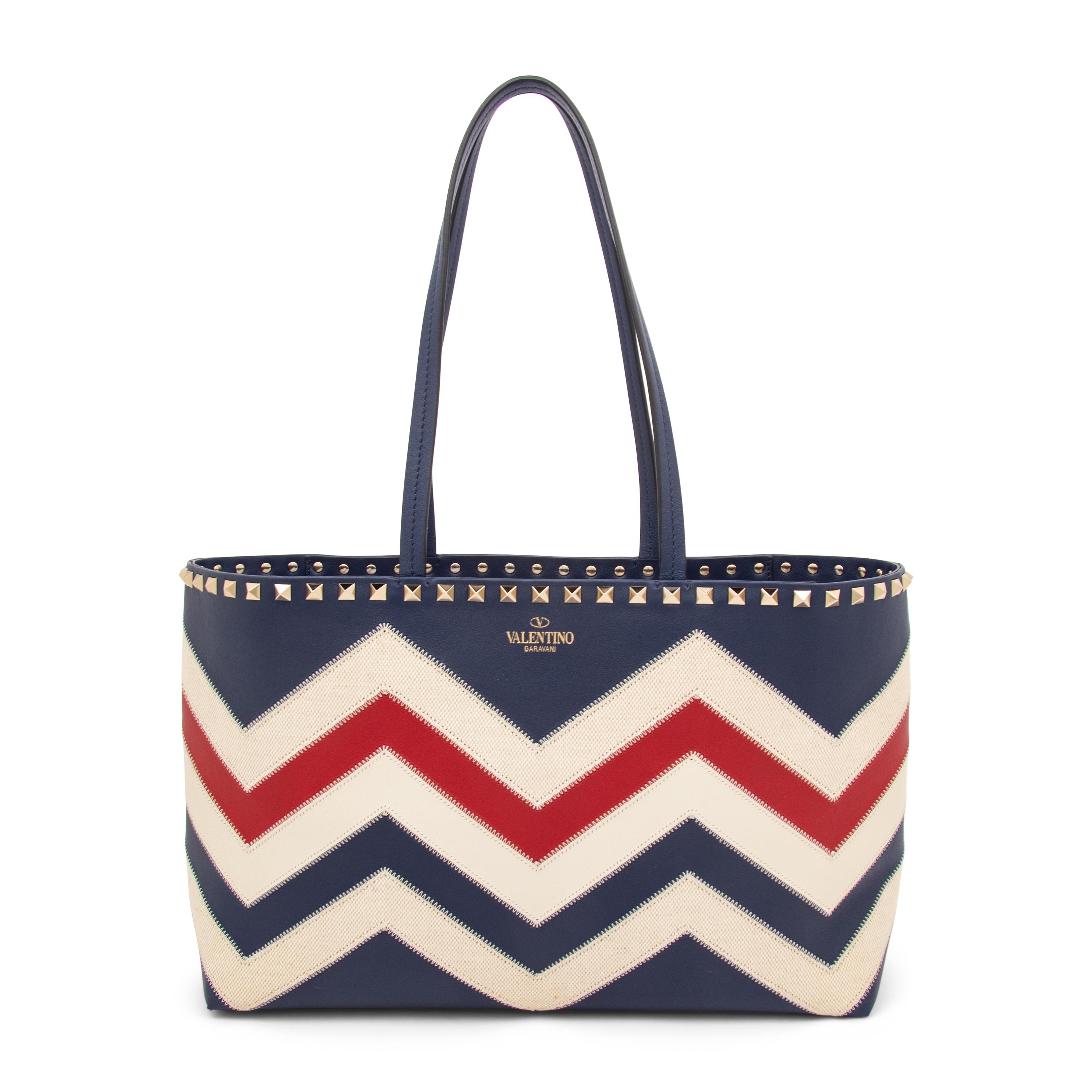 Valentino, Rockstud Small Chevron Tote