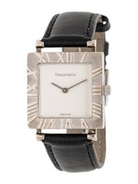 TIFFANY & CO., STERLING SILVER 'ATLAS' WATCH