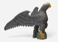 A large carved and painted eagle, attributed to Wilhem Schimmel (1817-1890), circa 1880