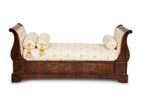 A Louis Philippe Walnut Daybed