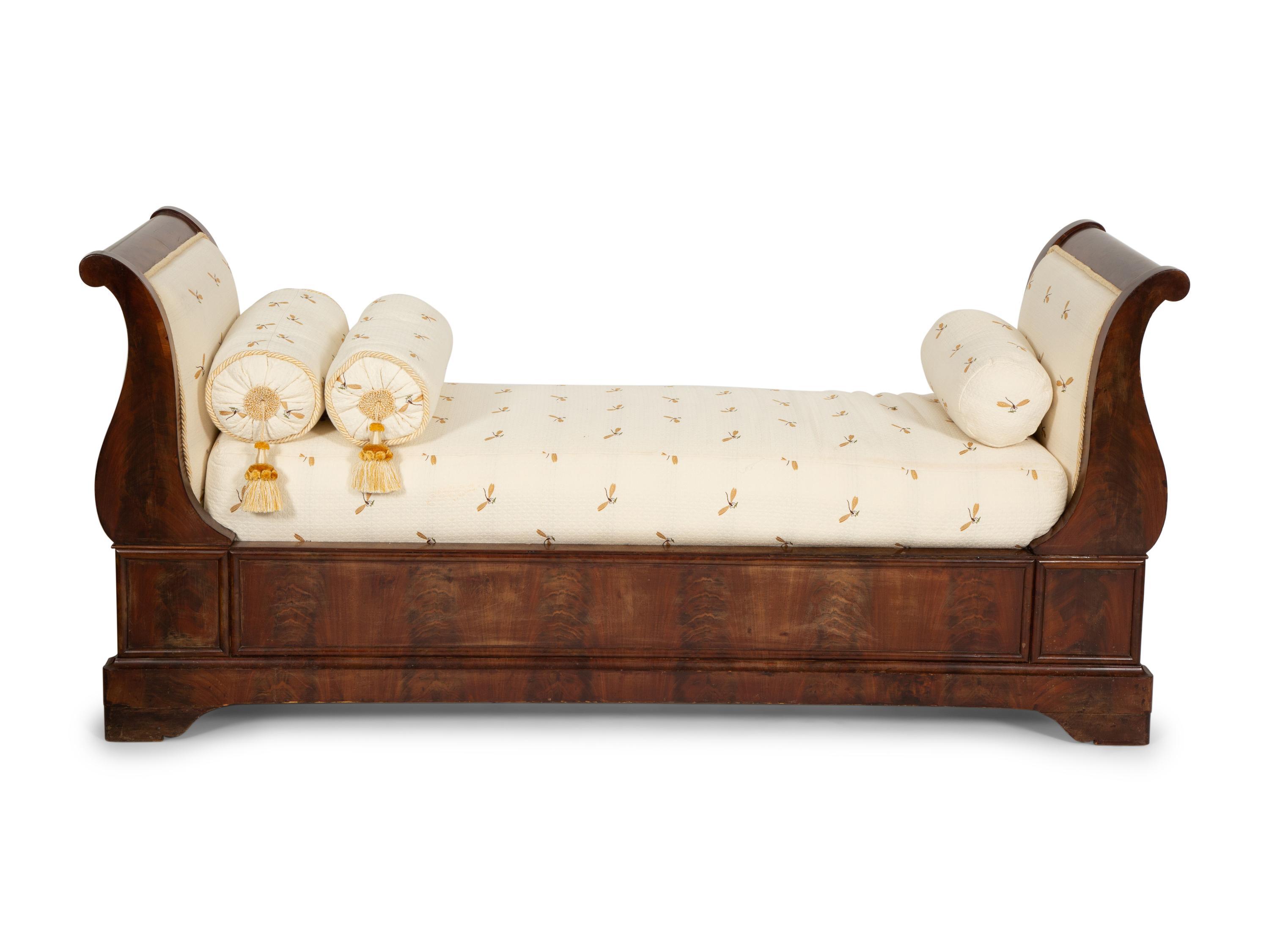 A Louis Philippe Walnut Daybed