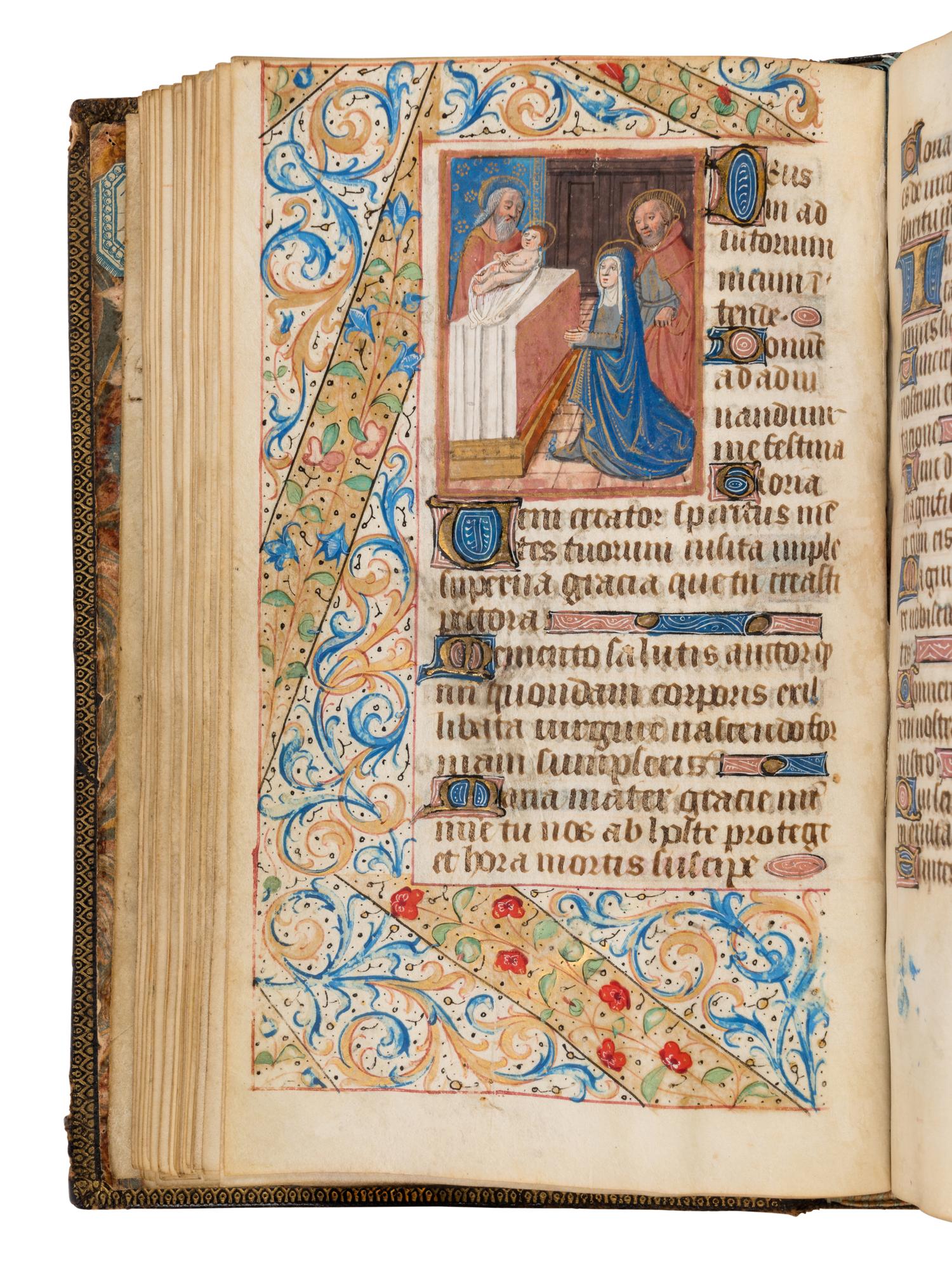 MASTER OF JEANNE HERVEZ (active Paris, c. 1480-1500) Book of Hours (use of Paris), in Latin and French, illuminated manuscript on parchment [Paris, c. 1490-1500]