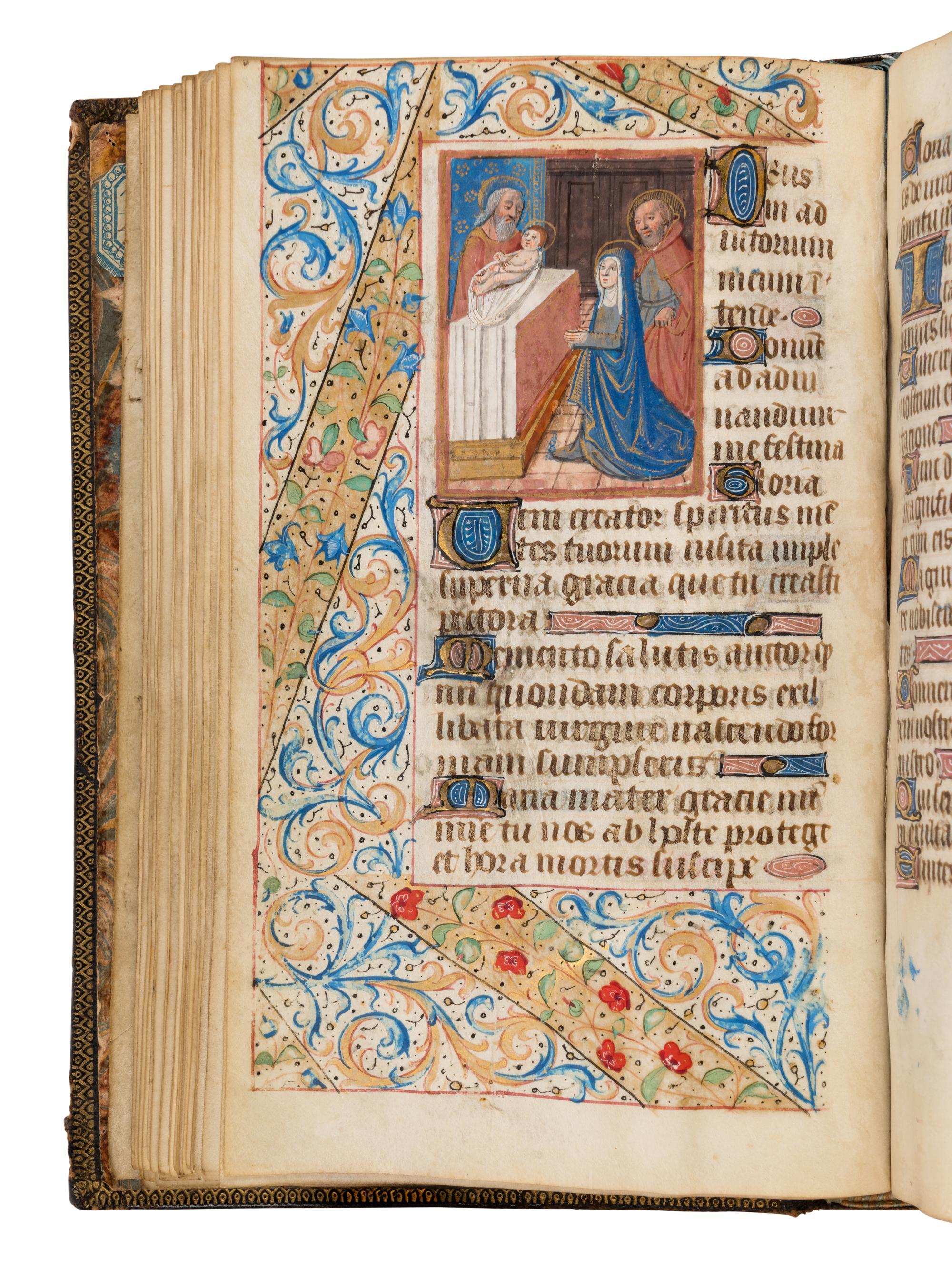 MASTER OF JEANNE HERVEZ (active Paris, c. 1480-1500) Book of Hours (use of Paris), in Latin and French, illuminated manuscript on parchment [Paris, c. 1490-1500]