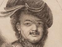 A pair of engraved portraits (by Giovanni Benedetto Castiglione and an unknown artist)