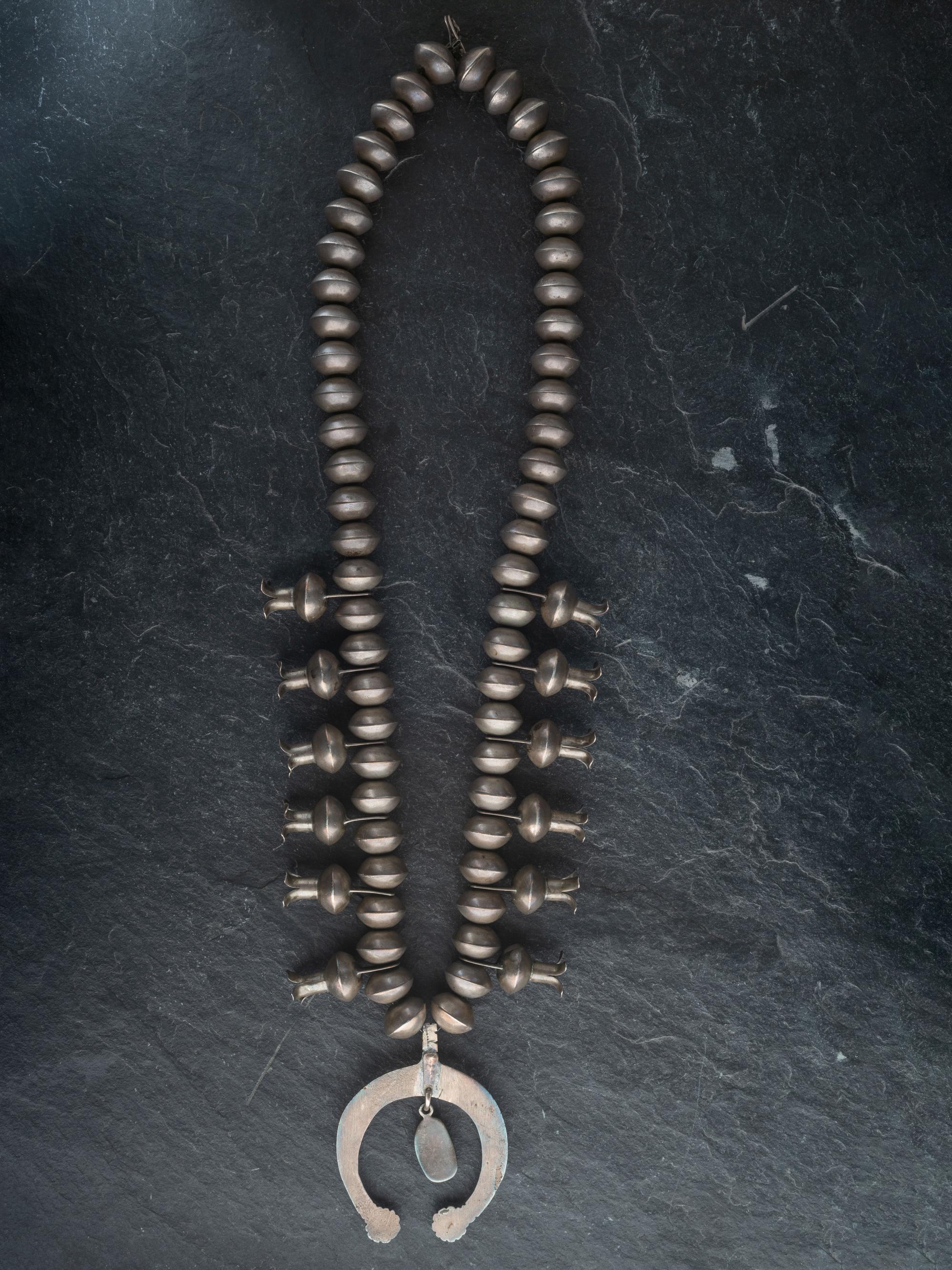 Navajo Squash Blossom Necklace