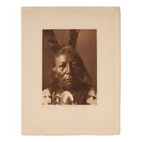 Edward Curtis (1868-1952) — Photogravures of Native American Male Subjects, Most Identified Lot of 21