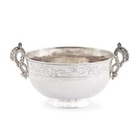 Spanish Colonial silver footed drinking vessel Guatemala City, Guatemala, late 18th century