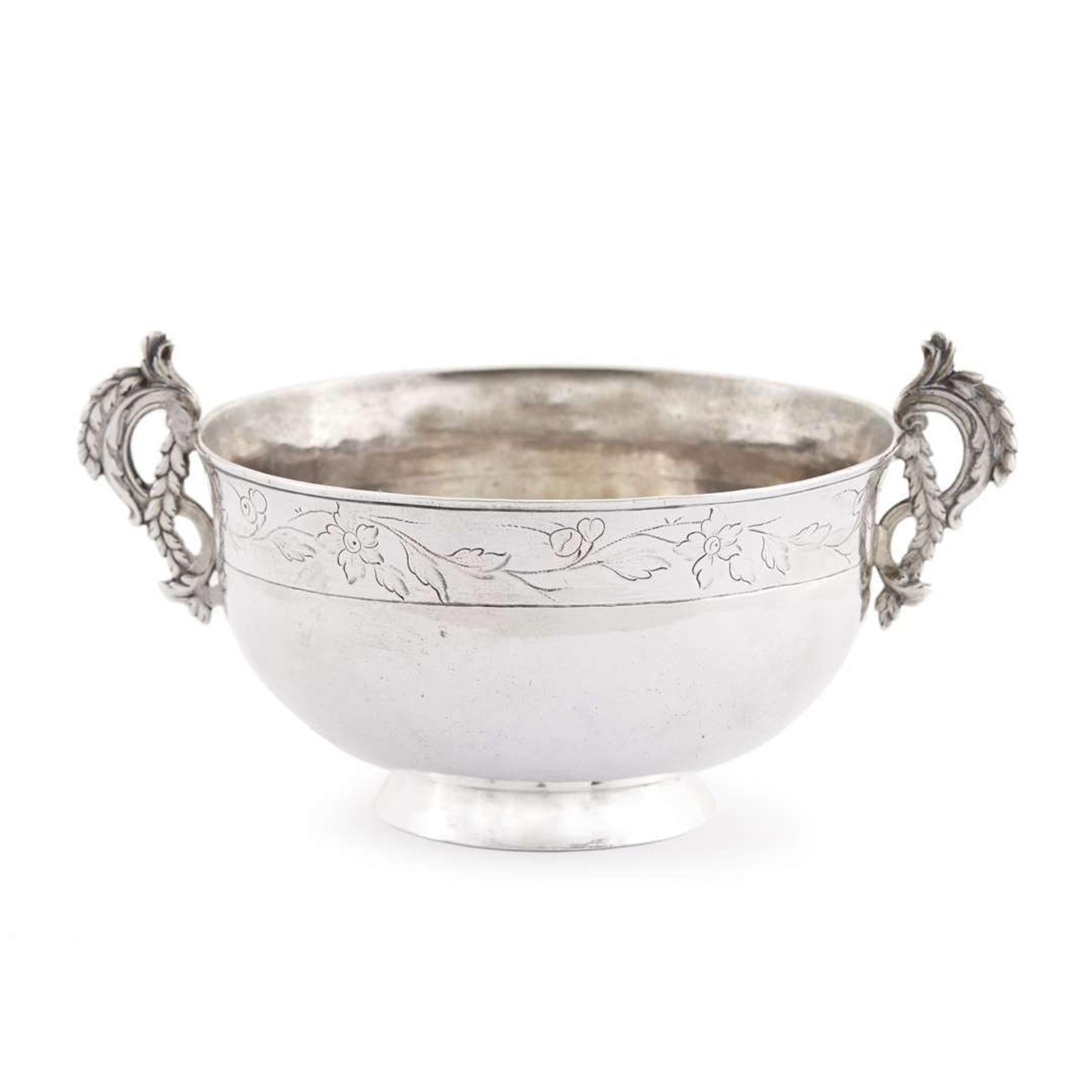 Spanish Colonial silver footed drinking vessel Guatemala City, Guatemala, late 18th century