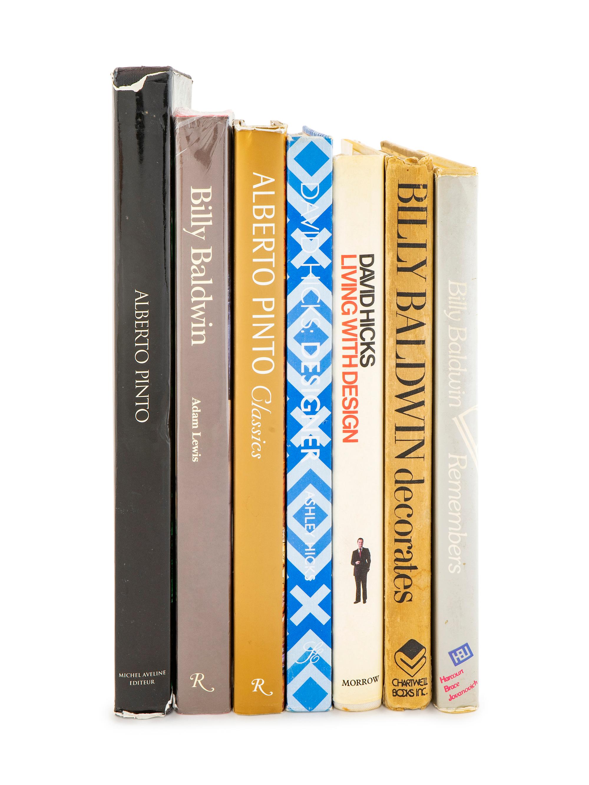 [Interior Design] Seven Hardcover Books on Interior Decorators — 20TH/21ST CENTURY