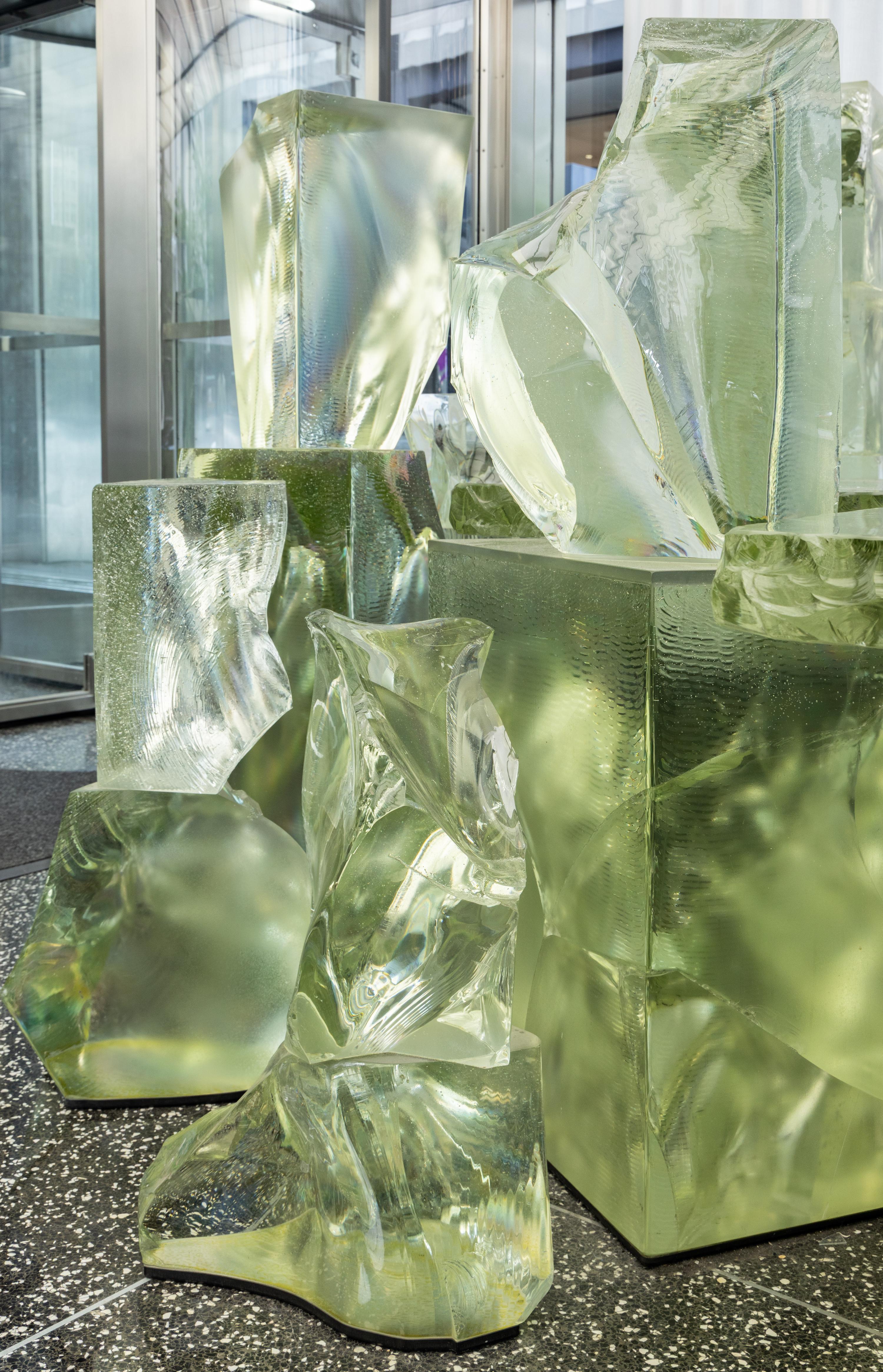 Frank Gehry (American, 1929–2025) — Icehenge Desk from the lobby of the Inland Steel Building