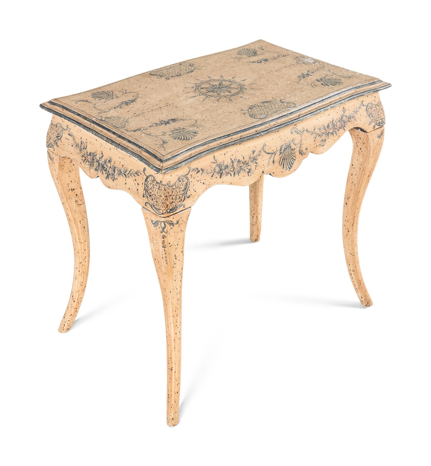 A Venetian Style Painted Side Table