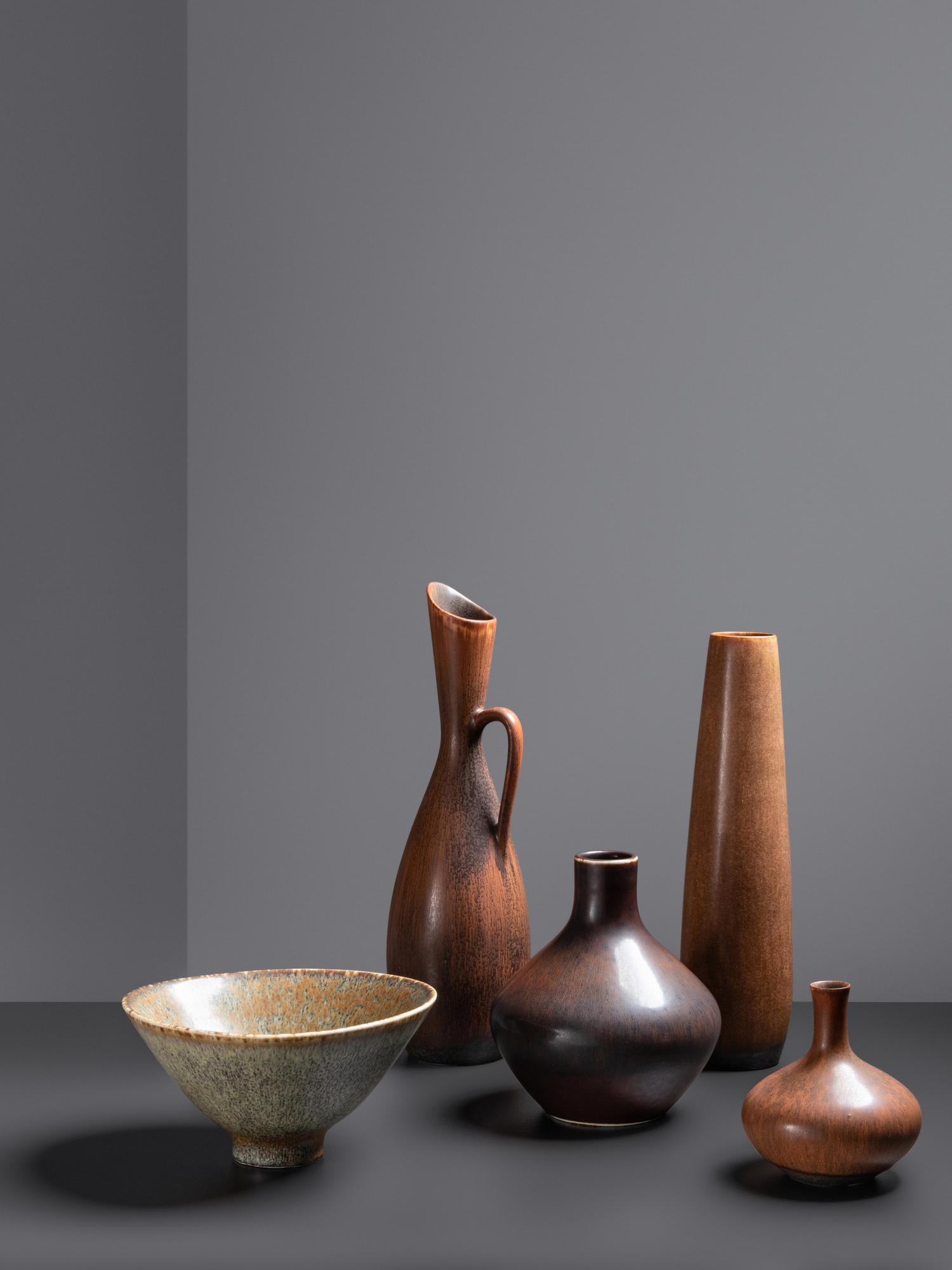 Collection of Five Vessels Rörstrand, Sweden