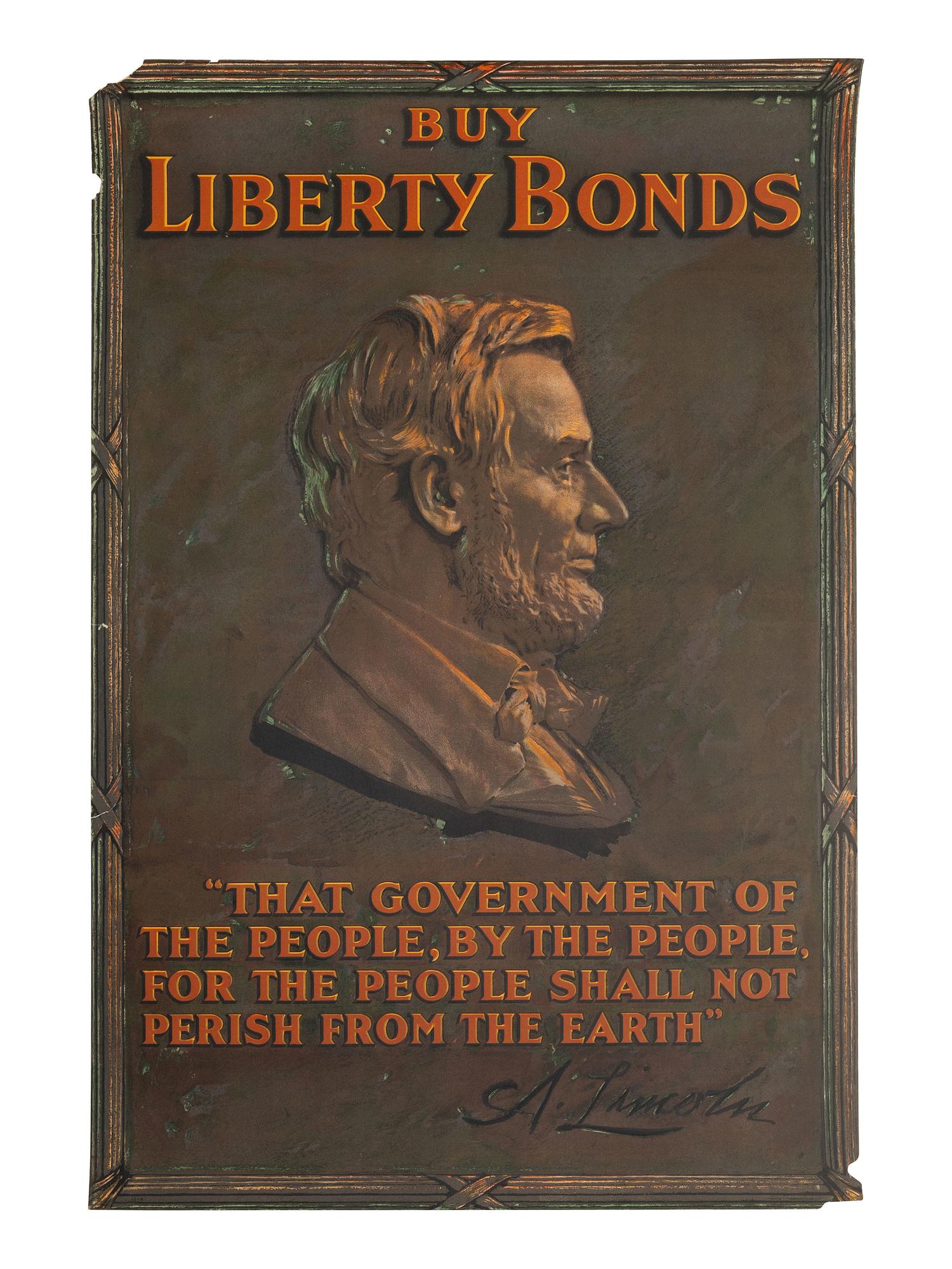 [WWI-WWII]. 14 World War I and Word War II posters, incl. examples by CHRISTY, HIRSCH, & ROCKWELL.