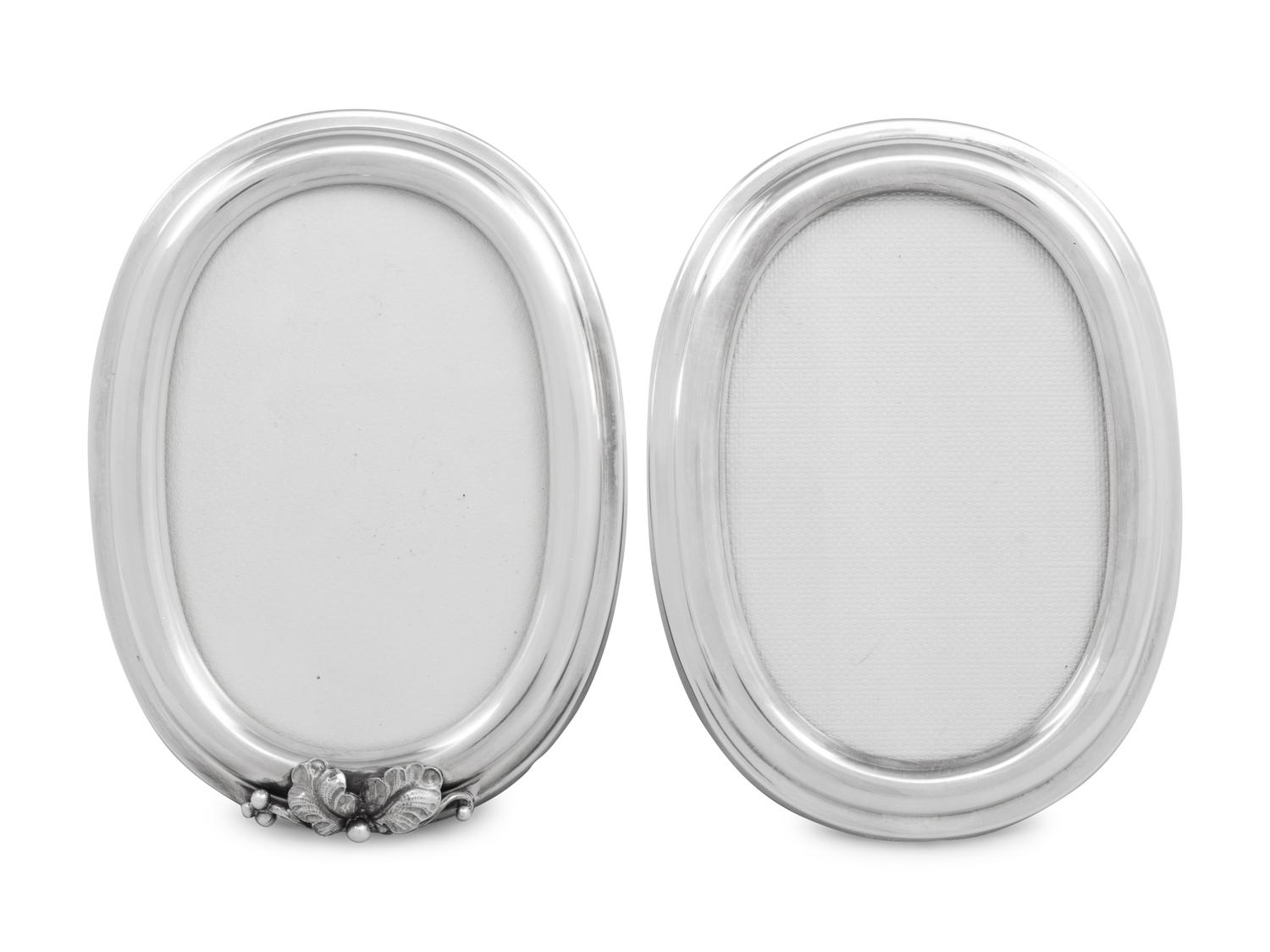 Two Georg Jensen Silver Picture Frames