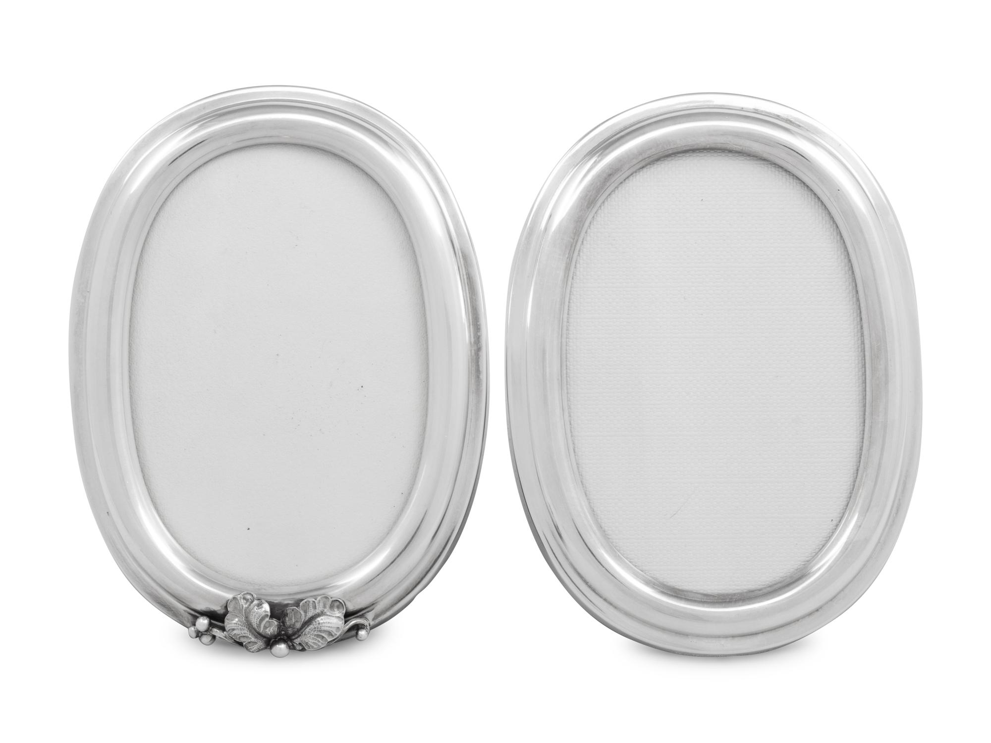 Two Georg Jensen Silver Picture Frames