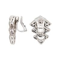 BULGARI, WHITE GOLD AND DIAMOND 'DIVA' CLIP EARRINGS