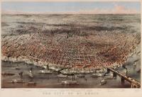 CURRIER and IVES, publishers -- After Charles Parsons and Lyman Atwater The City of St. Louis. New York, c. 1874