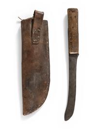 Sioux Beaded Knife Sheath, with Knife