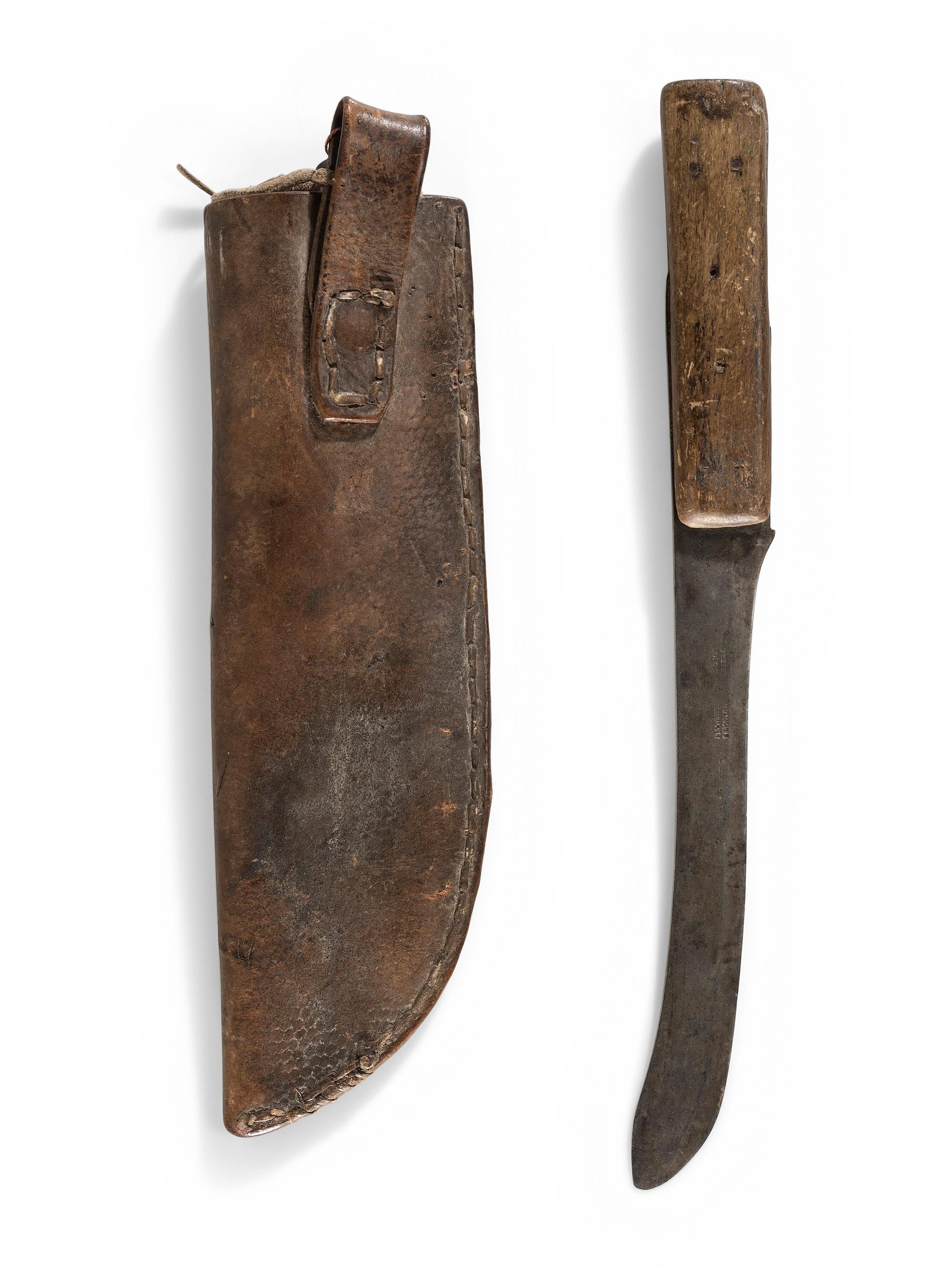Sioux Beaded Knife Sheath, with Knife