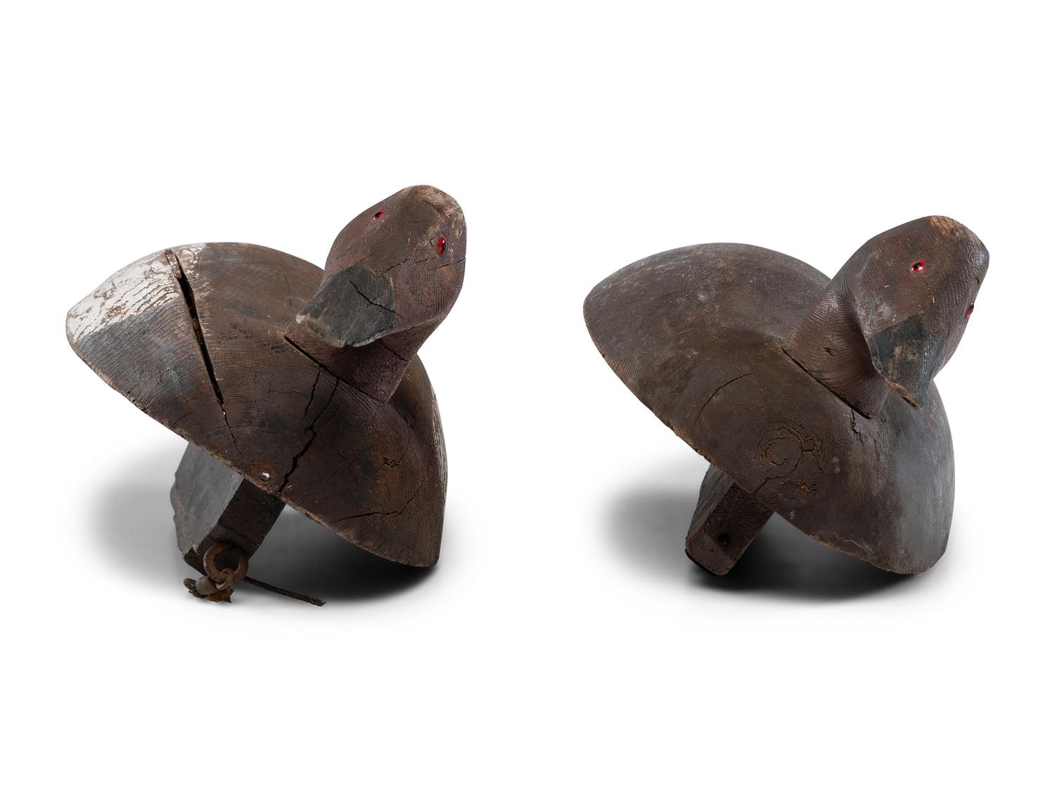 Four Carved and Painted Wood Duck Decoys