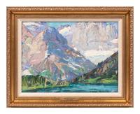 Lake and Montana Mountains, Glacier Park