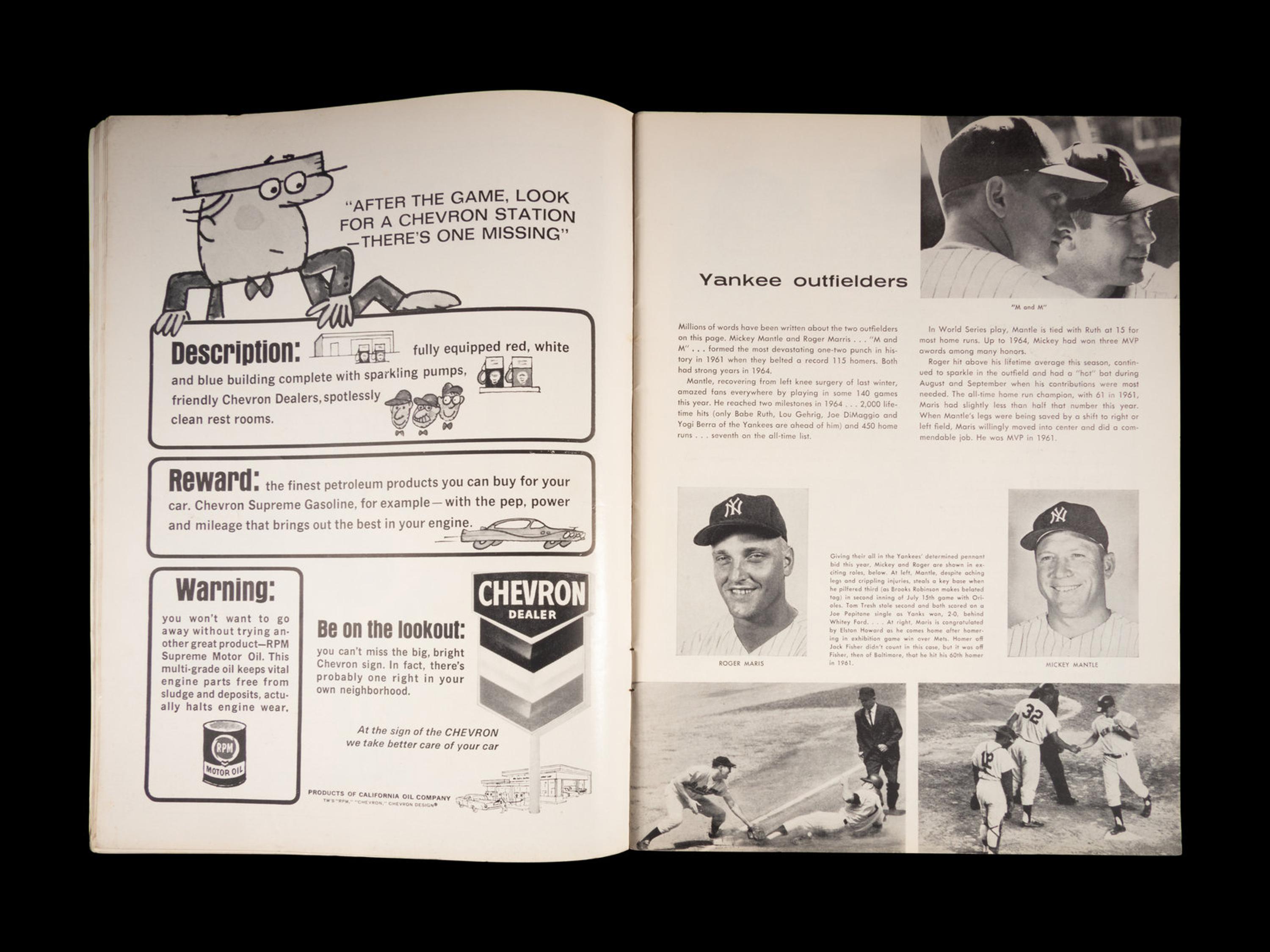 A Group of Three New York Yankees Mickey Mantle Yankee Stadium Items,