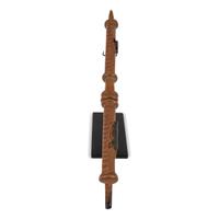 Standing Rock Sioux Carved and Painted Puzzle Pipe Stem