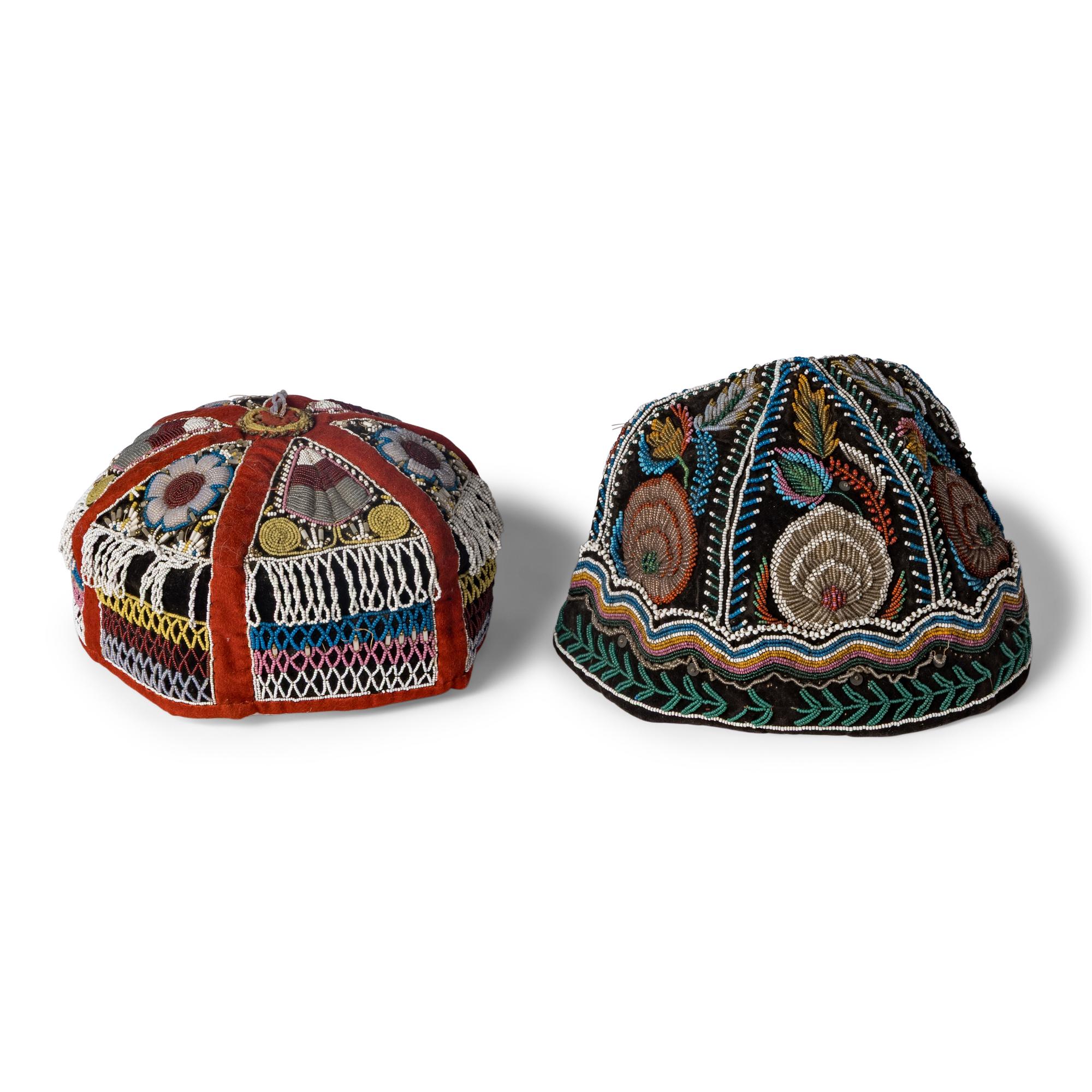 Haudenosaunee Beaded Caps