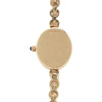 GENEVE, 14K YELLOW GOLD AND DIAMOND WATCH