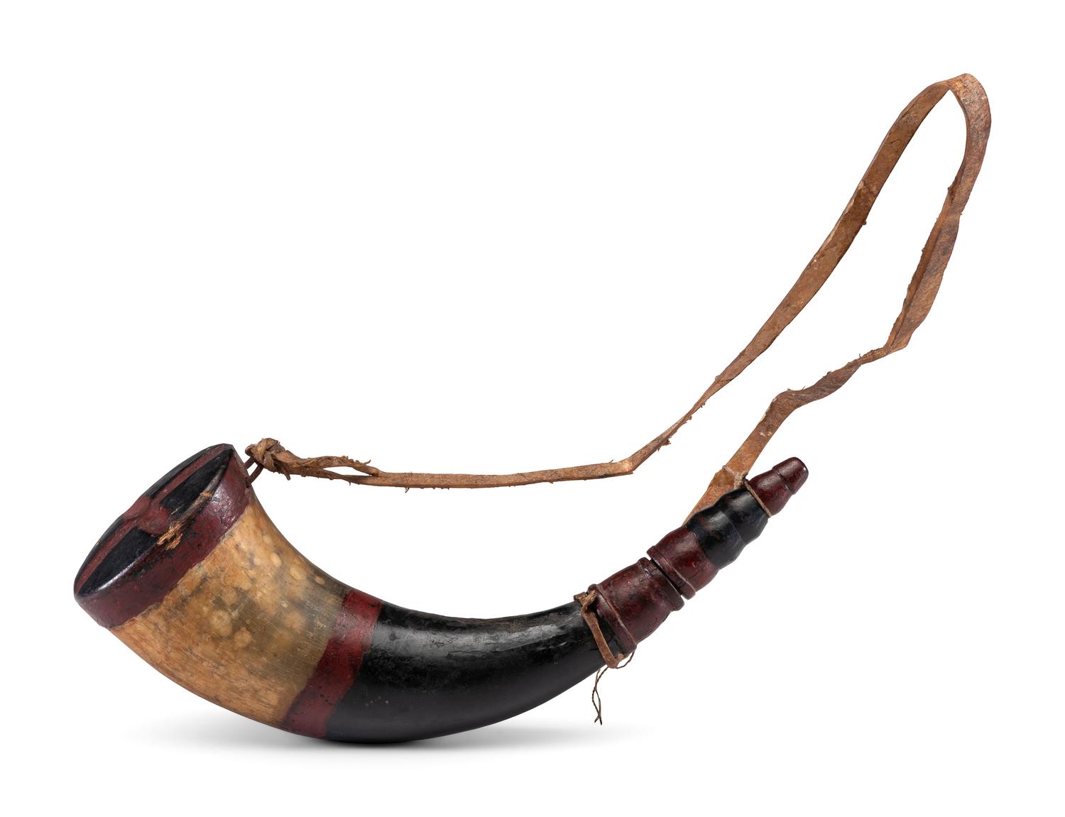 Northeastern Painted Powder Horn