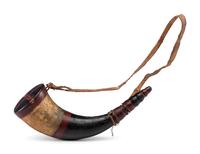 Northeastern Painted Powder Horn