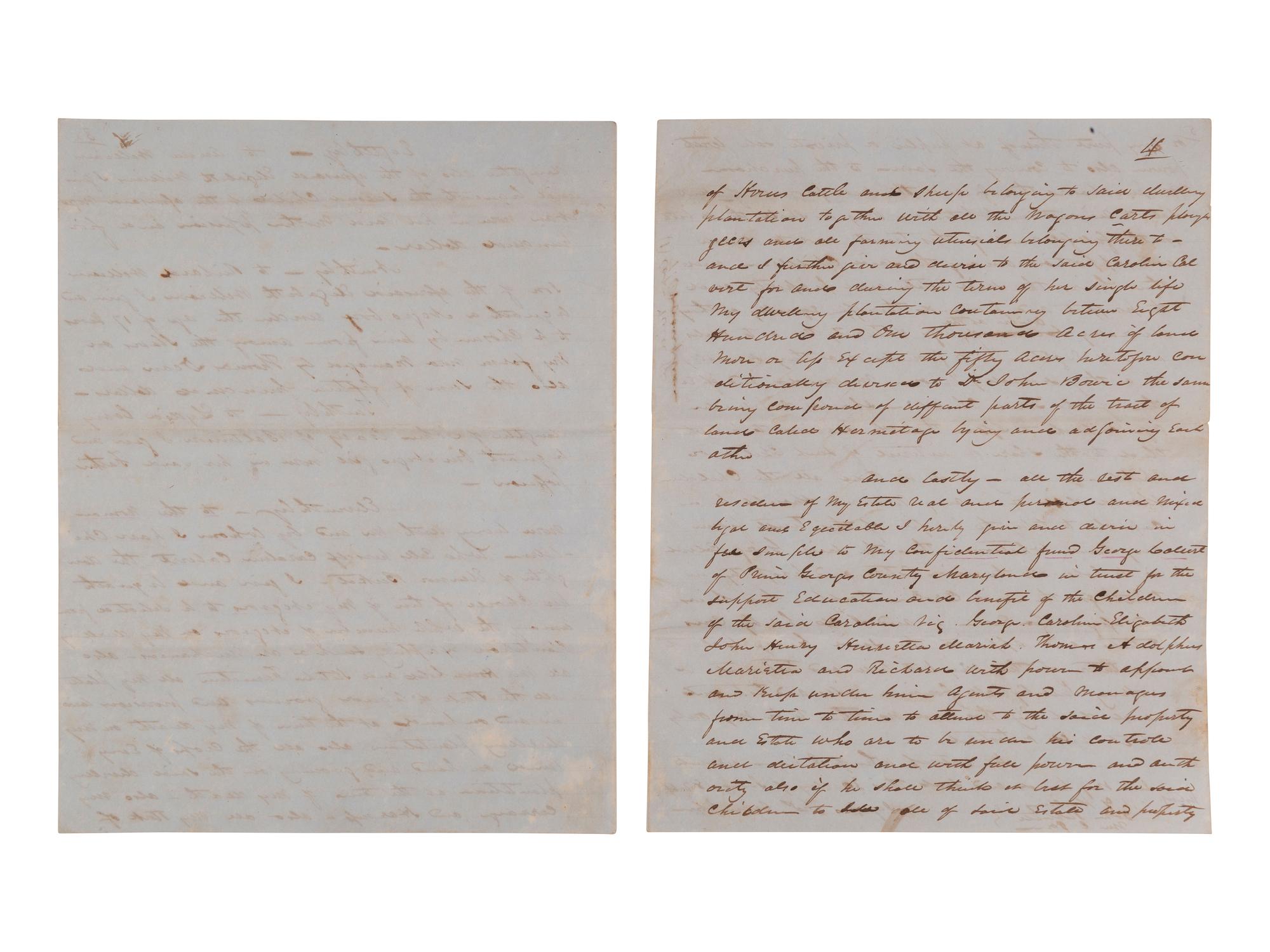 [ENSLAVEMENT] Last will and testament of Thomas Cramphin of Montgomery County, MD, involving slaves