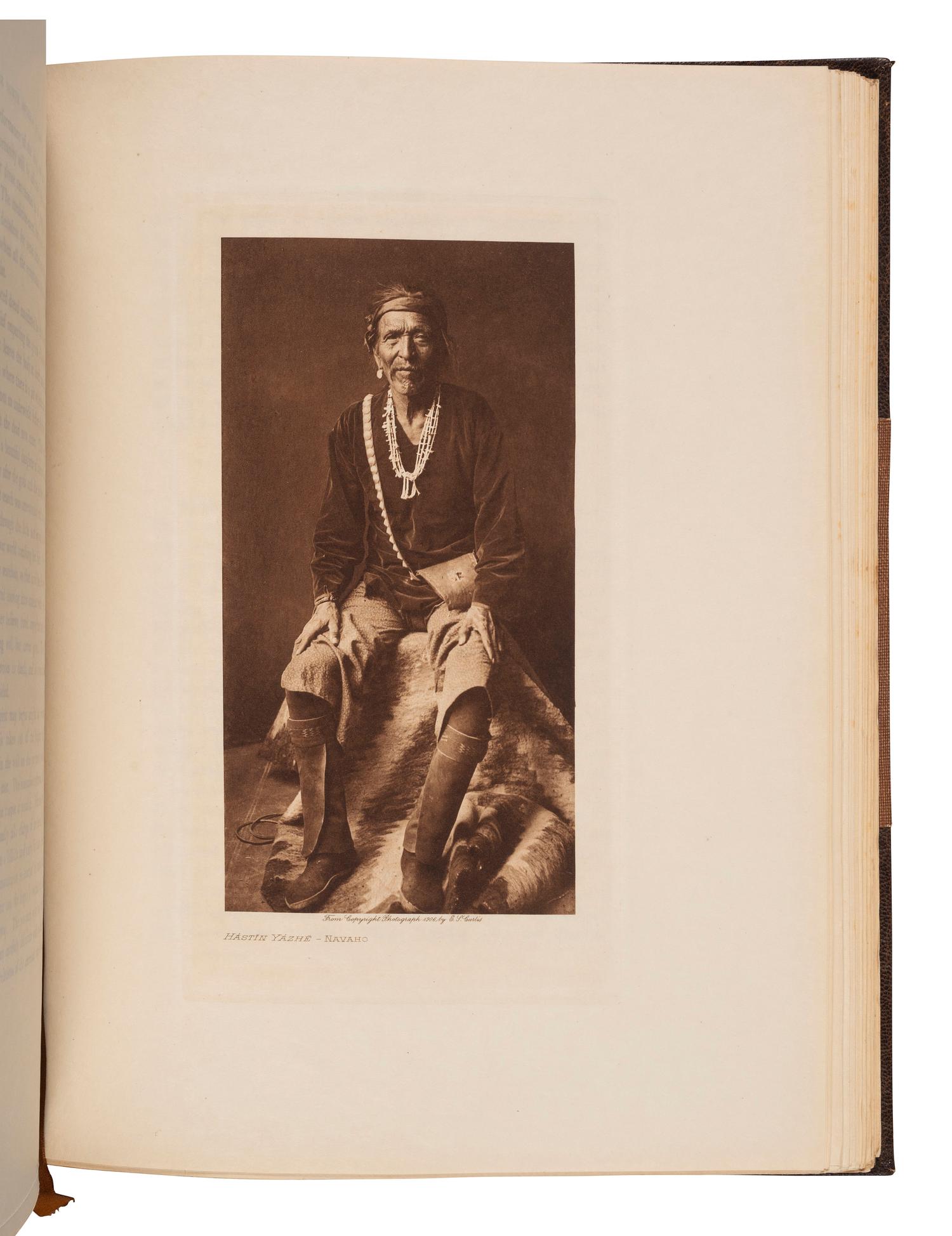 CURTIS, Edward (1868-1952). The North American Indian. Being a Series of Volumes Picturing and Describing the Indians of the United States and Alaska. Cambridge, MA: University Press, 1907. Volume 1.