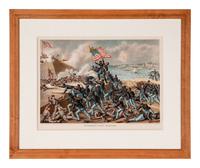 [CIVIL WAR]. KURZ & ALLISON, publishers. Storming Fort Wagner . 1890