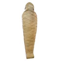 An Artist-Made Fabric Mummy 20 "W x 10'' D x 72 "H — Belgium, 21st Century