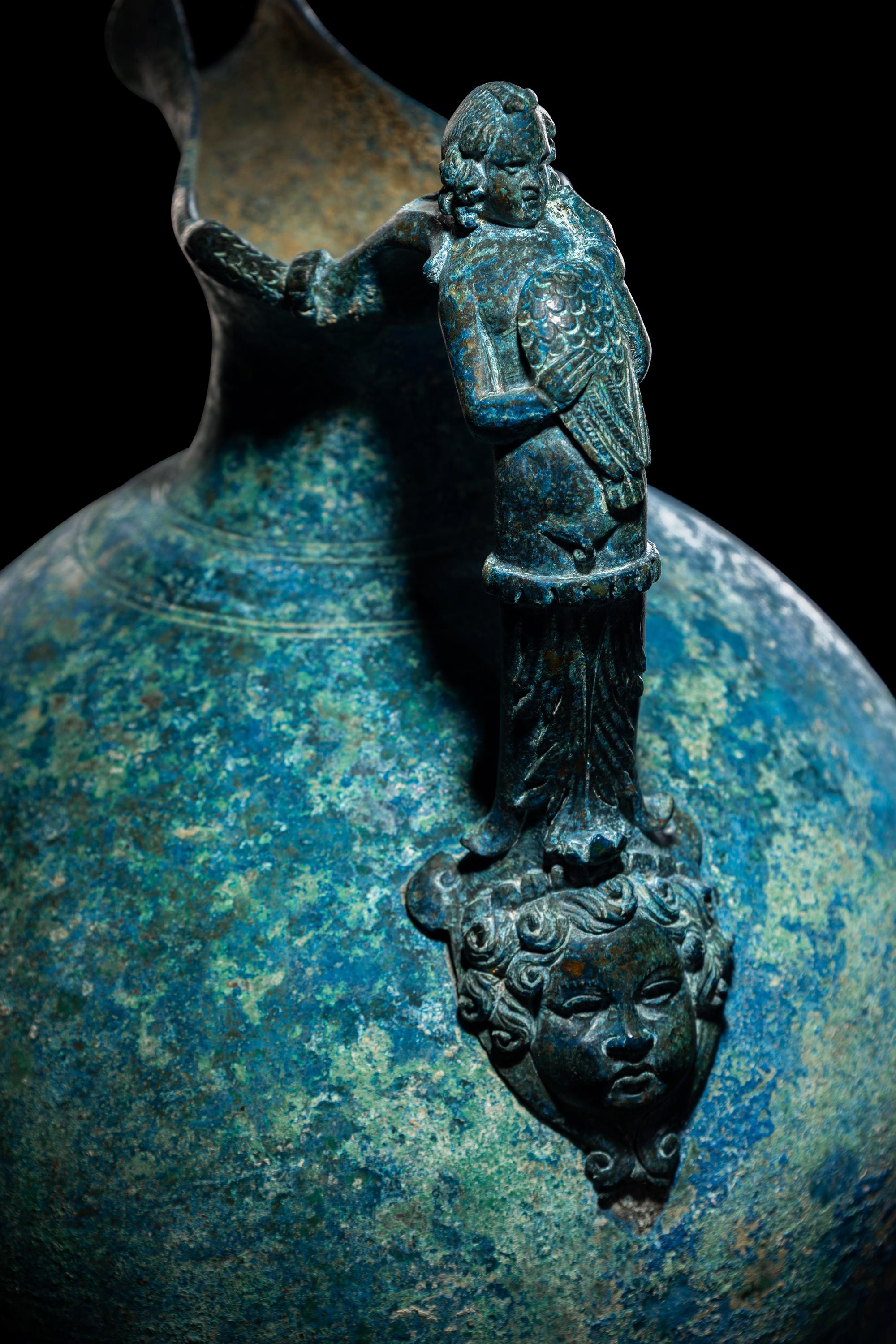 A Roman Bronze Ewer