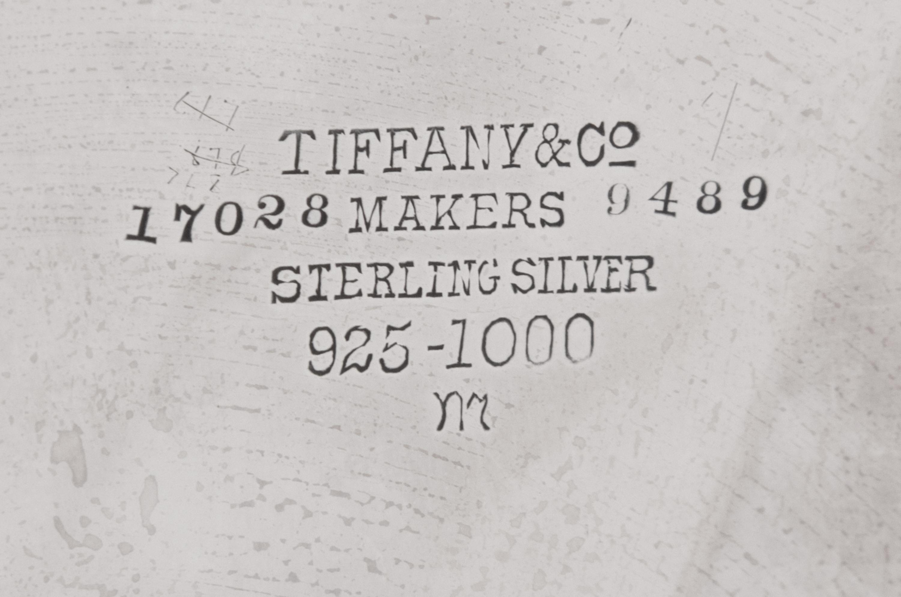 A Pair of Tiffany & Co. Silver Candlesticks