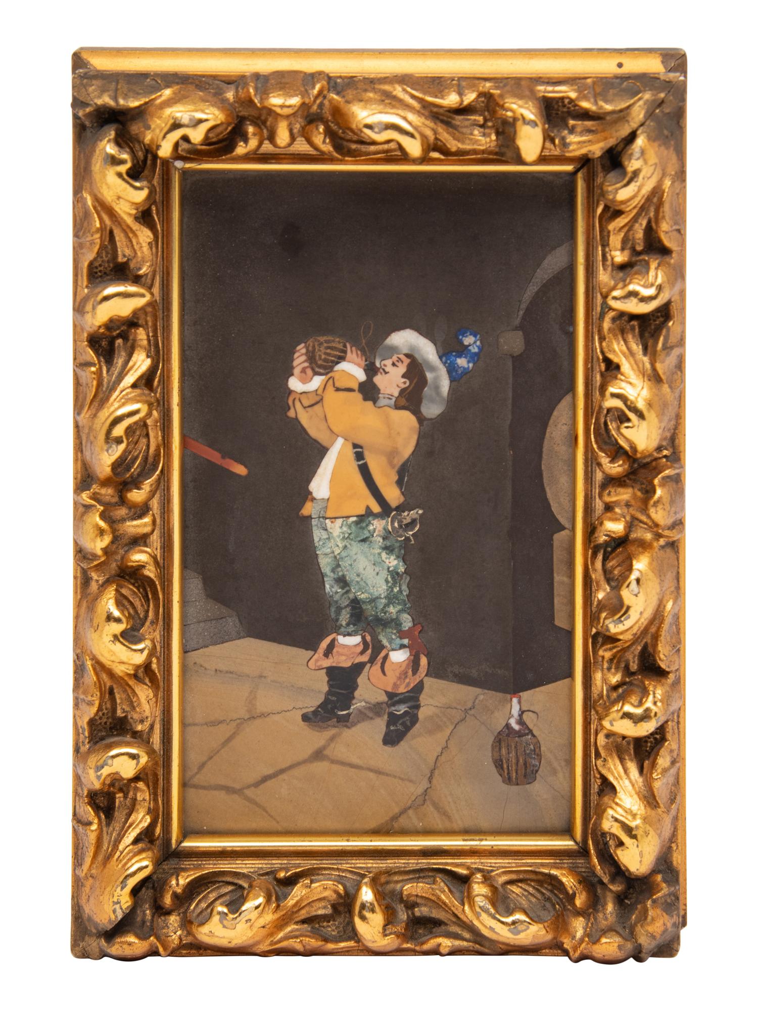 An Italian Pietra Dura Plaque