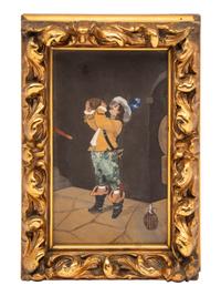 An Italian Pietra Dura Plaque