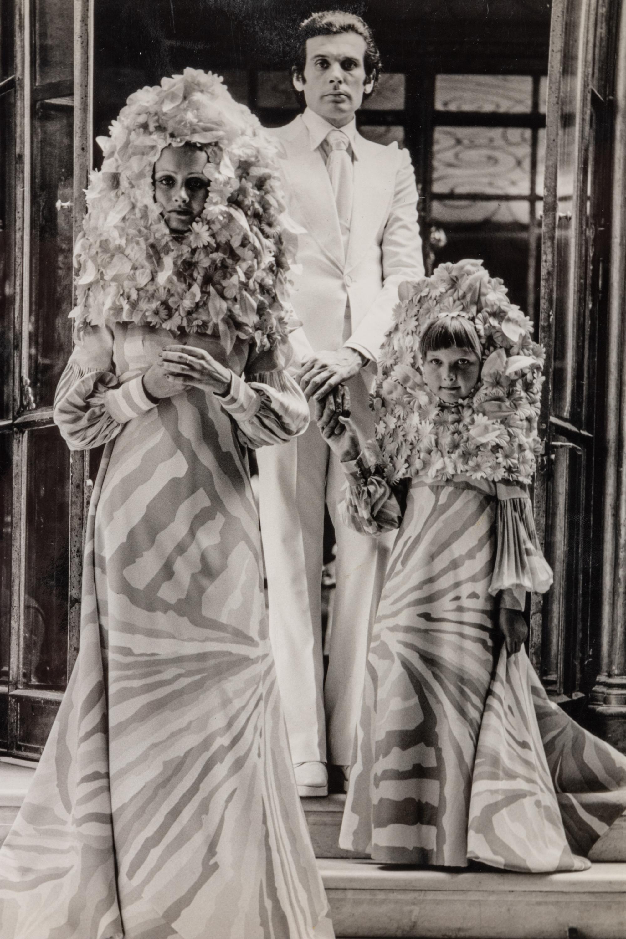Three La Mendola Dresses and Press / Photo Archive, 1960-80s