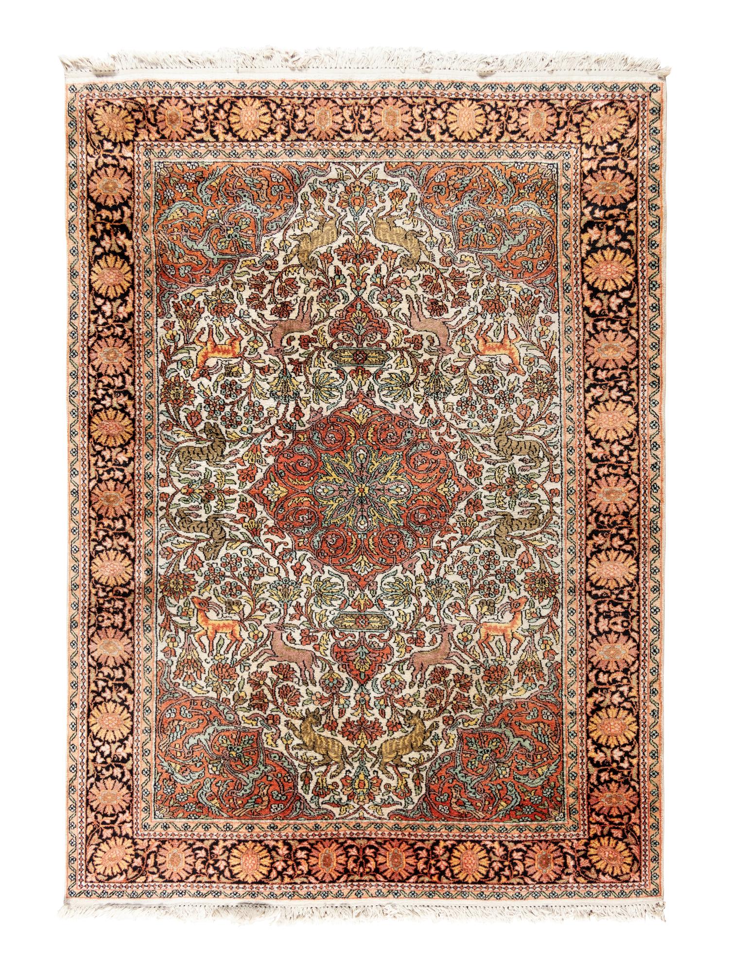A Persian Silk Rug