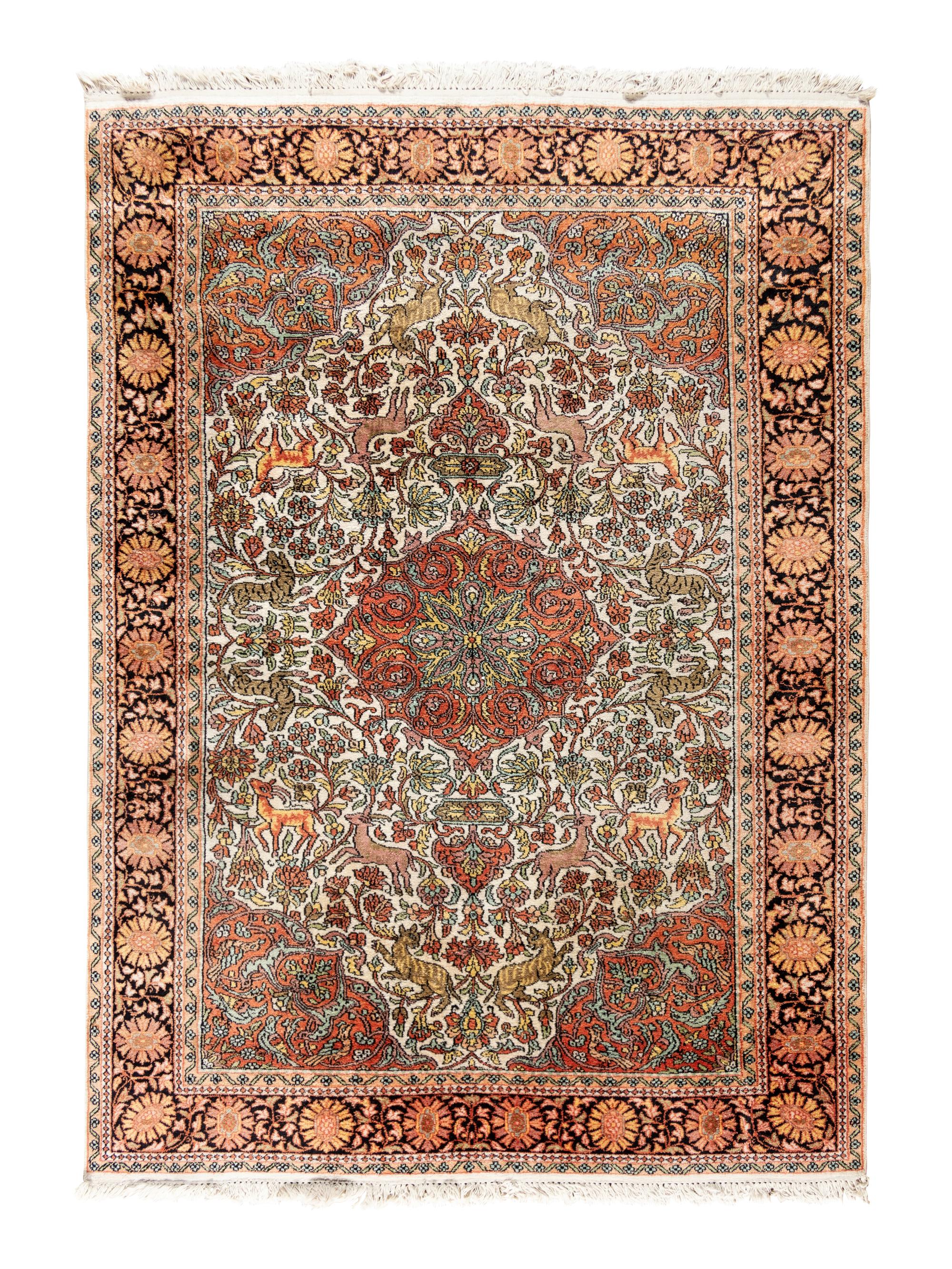 A Persian Silk Rug