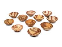 Eleven Carchi-Narino Painted Pottery Bowls
