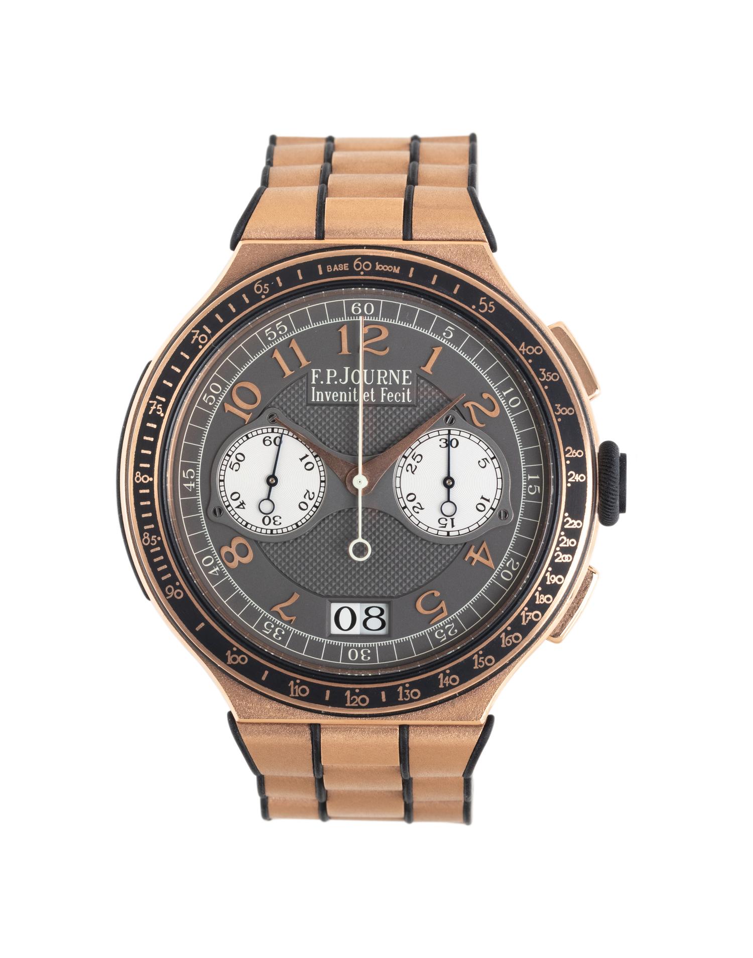 F.P. JOURNE, 18K ROSE GOLD 'LINESPORT CHRONOGRAPHE RATTRAPANTE' WATCH