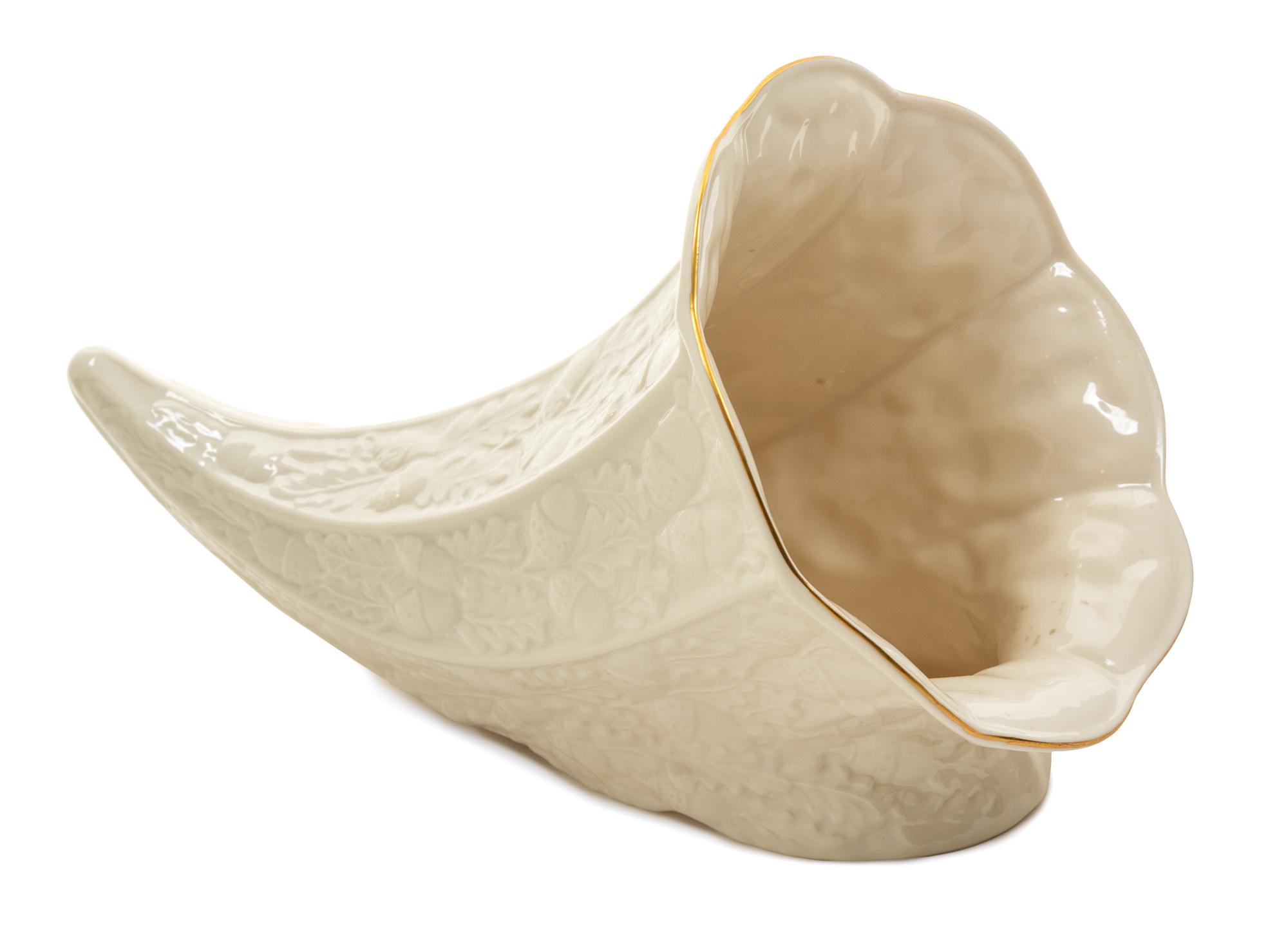 A Belleek Centerpiece Length 11 1/2 inches. — MILLENNIUM MARK (2000)
