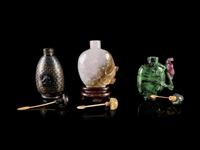 Three Chinese Snuff Bottles