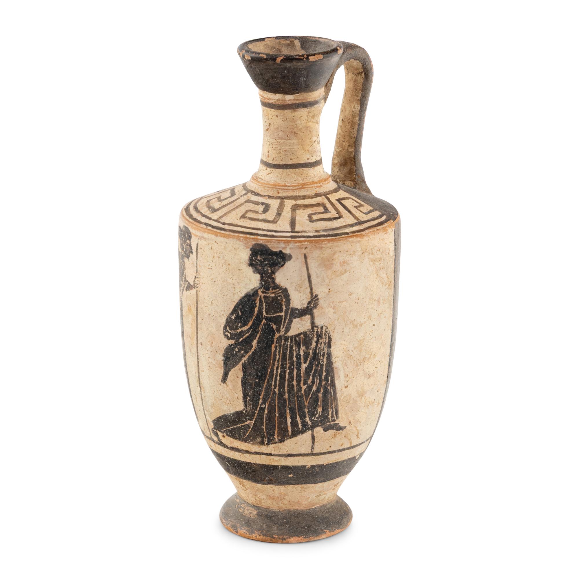 An Attic Style White-Ground Lekythos