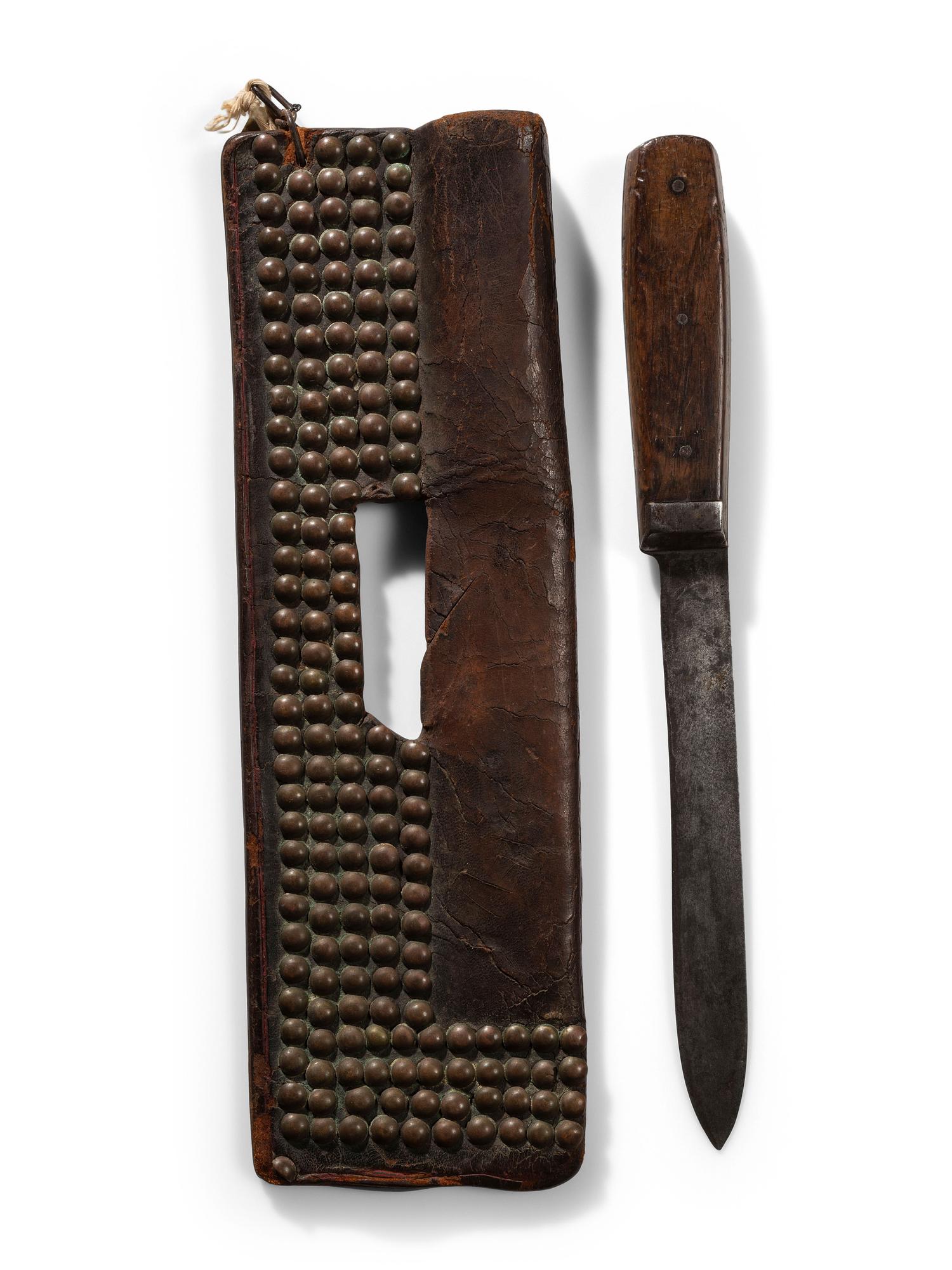 Northern Plains Tacked Knife Sheath, with Knife