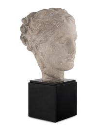 A Continental Plaster Bust of Hygenia